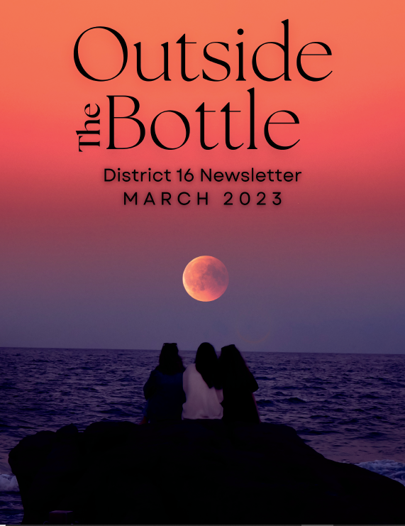 230301 District 16 Outside the Bottle Newsletter Image
