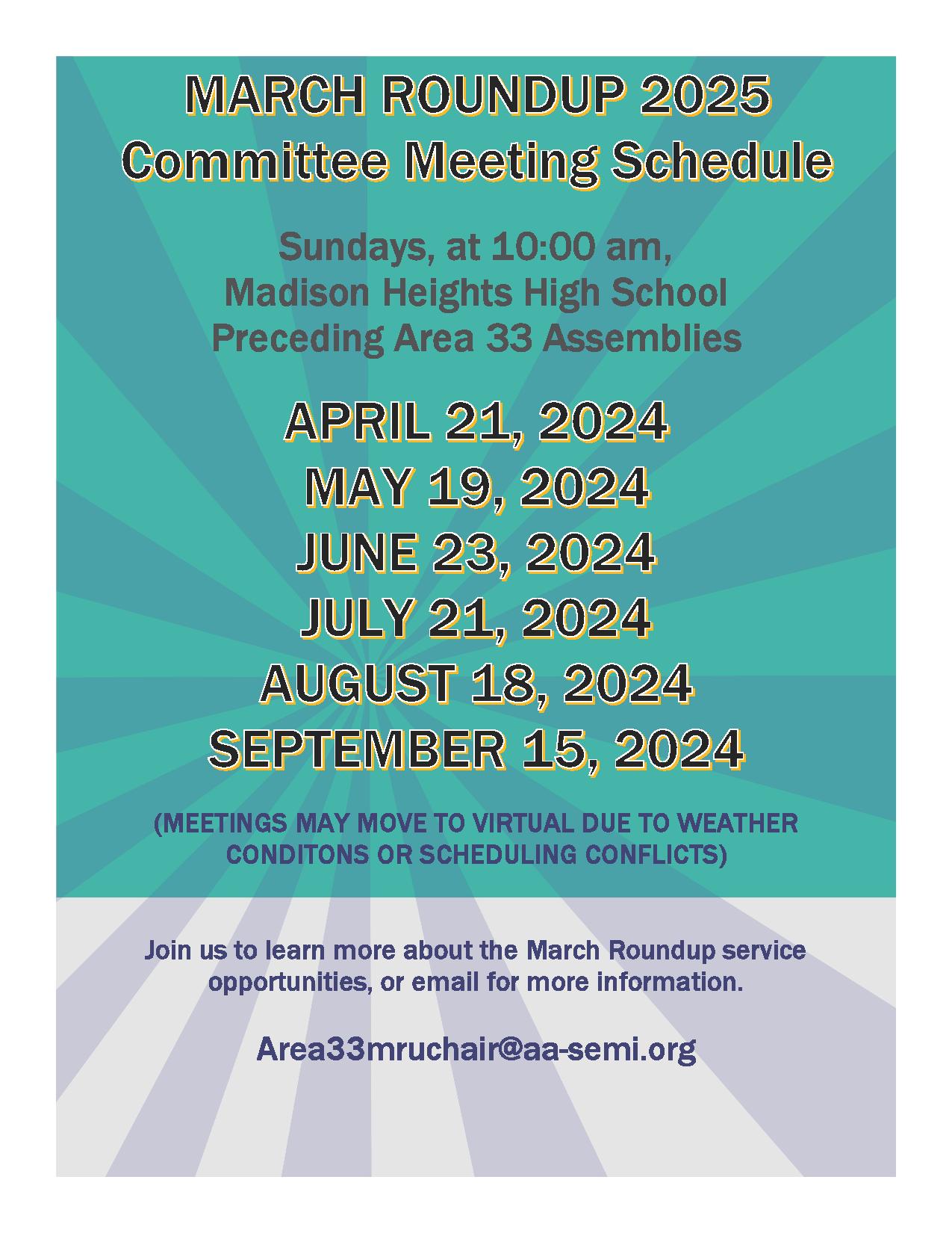 2024-09-15_MRU2025 Planning Schedule