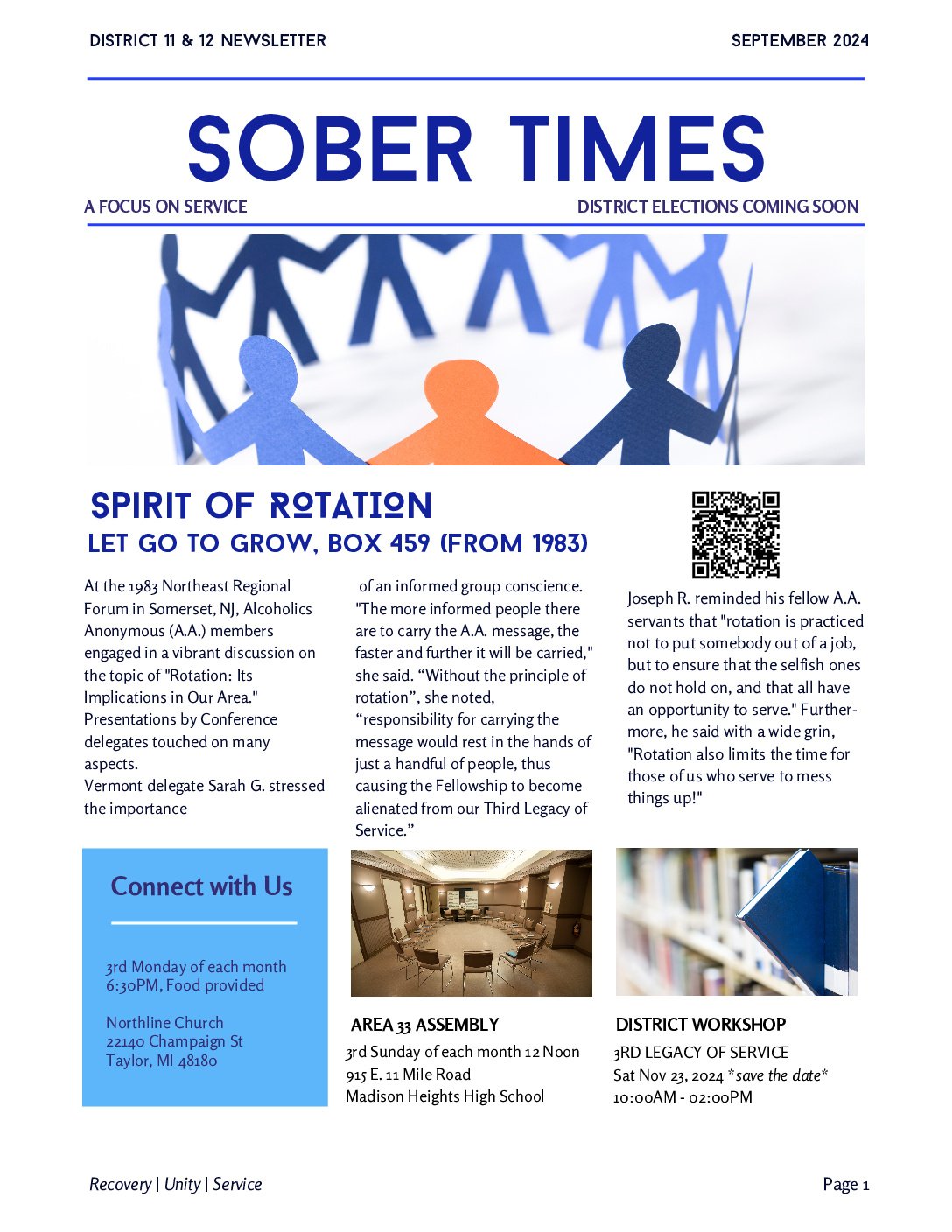 Sober Times – September 2024