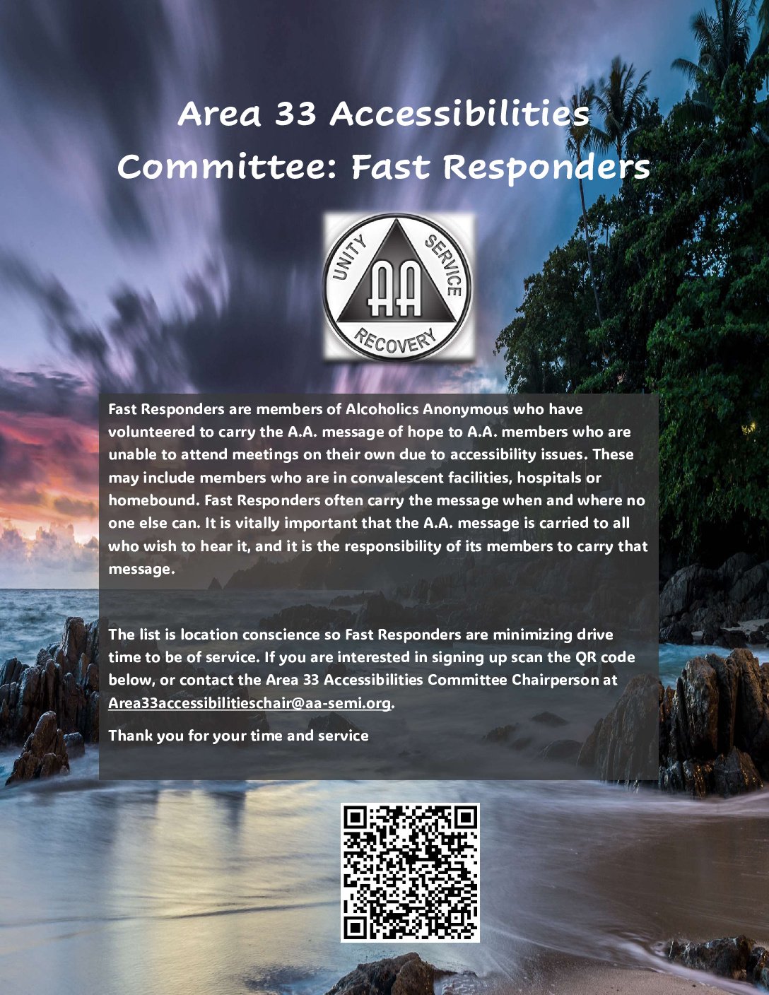 Accessibilities Committee Fast Responders