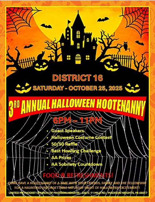 District 16 Halloween Hootenanny