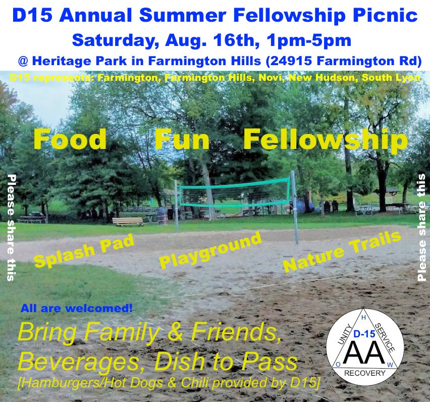 D15 Annual Summer Fellowship Picnic