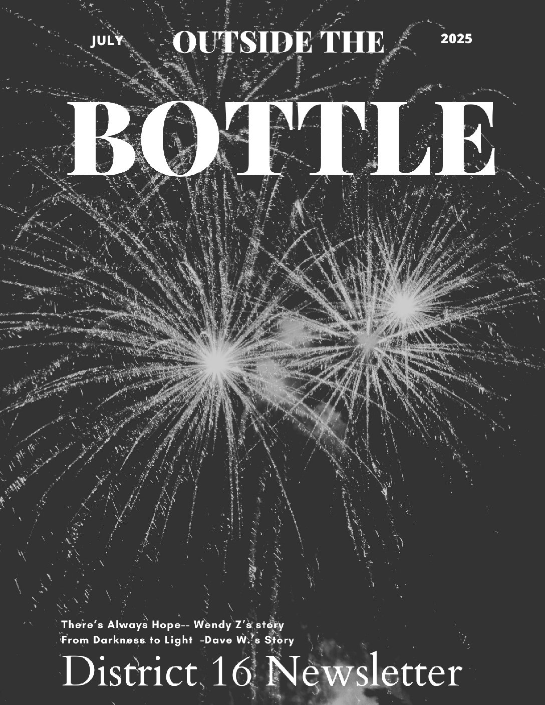 Outside the Bottle – July 2025