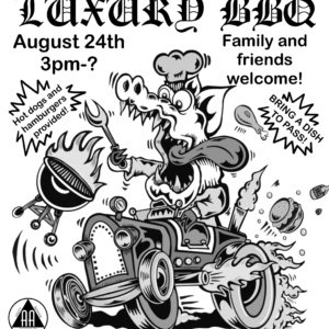 2025 08 24 dubious luxury group summer picnic flyer