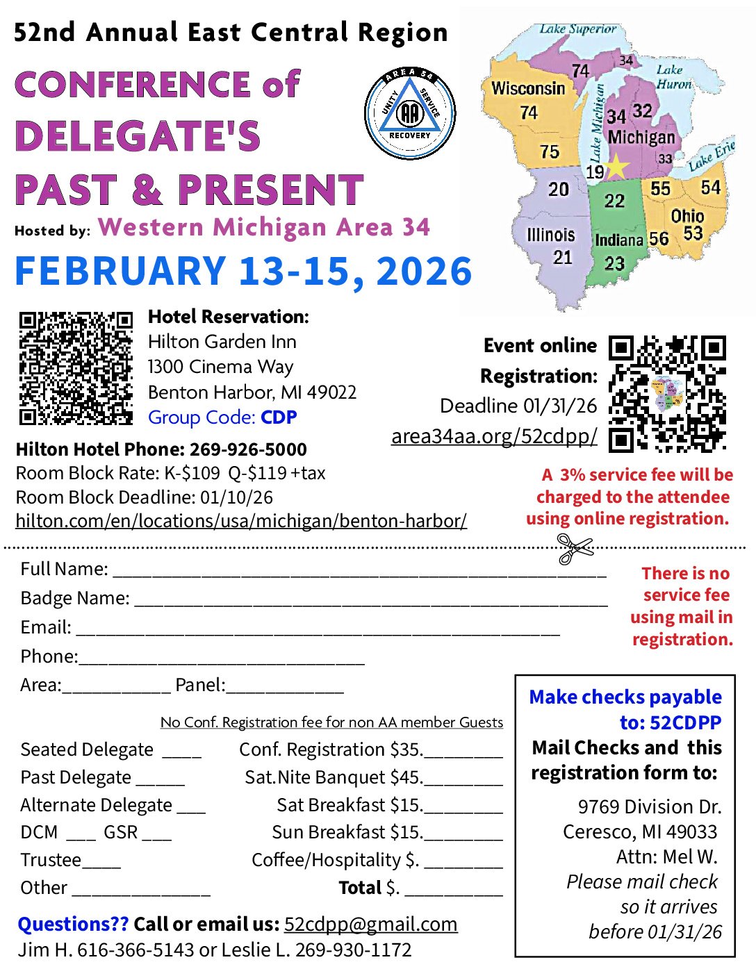 52nd Annual East Central Delegates Past & Present Conference