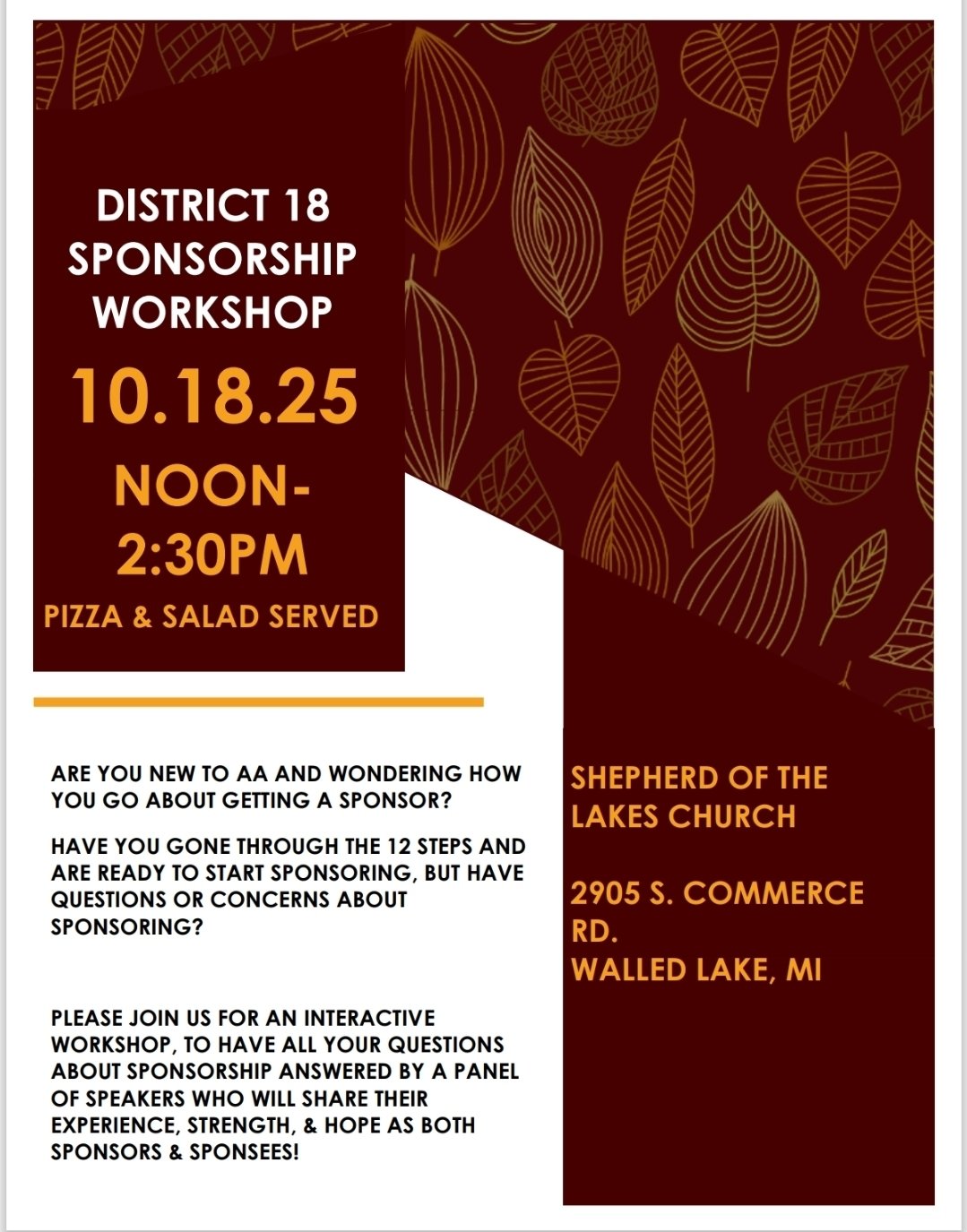 D18 Sponsorship Workshop