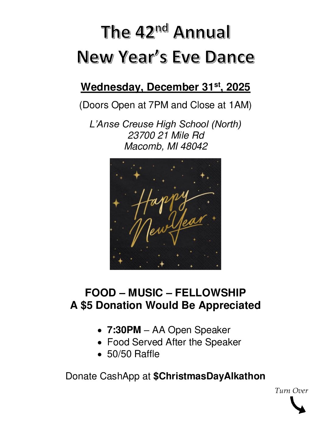 New Year’s Eve Dance