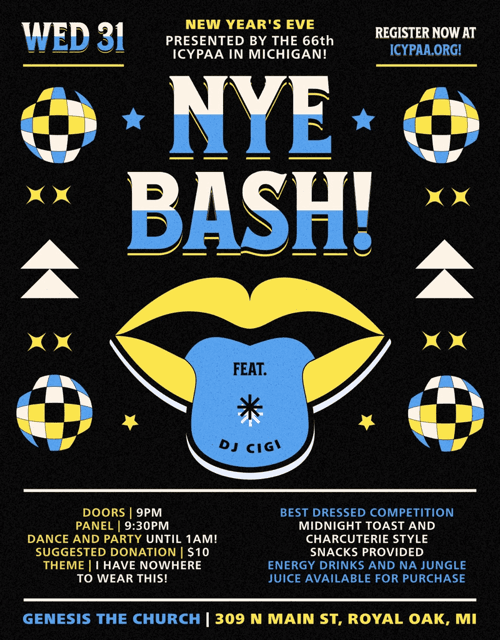 NYE Bash! – Presented By 66th ICPYAA