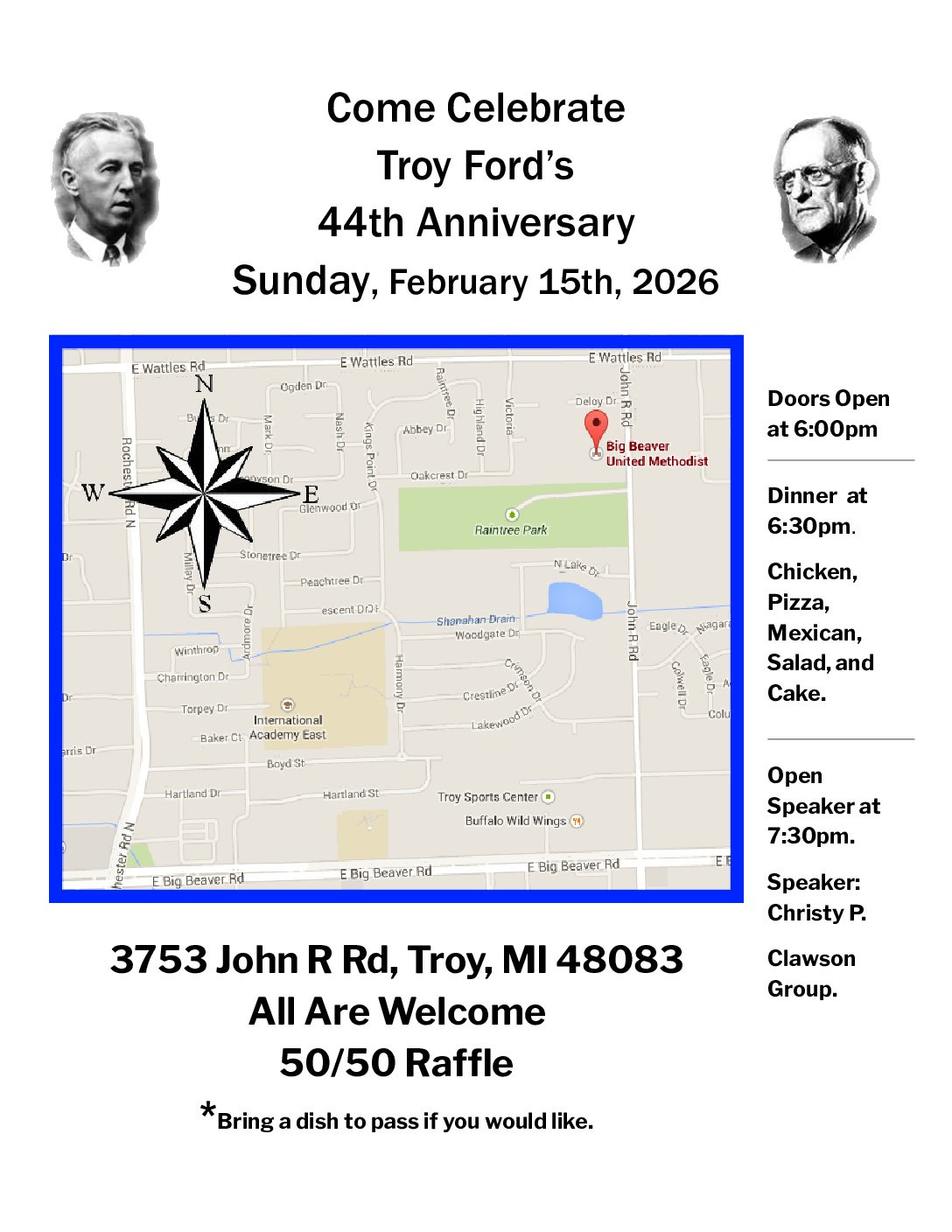 Come Celebrate Troy Ford’s 44th Anniversary