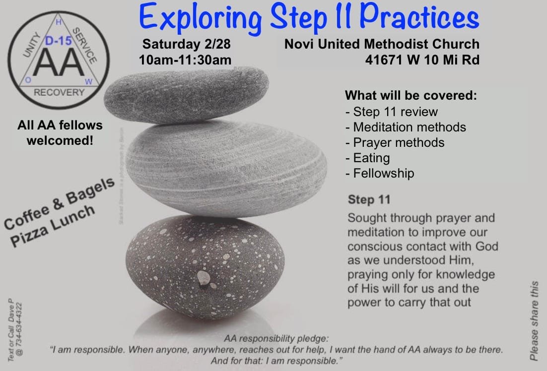 District 15 Presents: Exploring Step 11 Practices