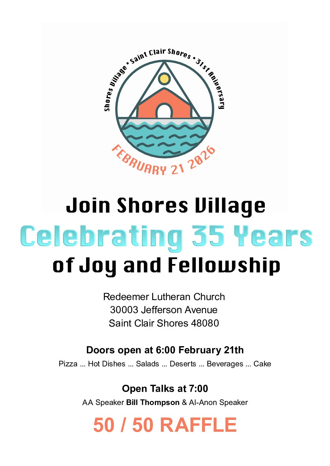 Shores Village 35 Year Anniversary