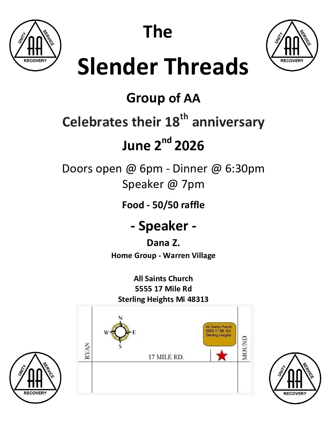 Slender Threads – 18th Anniversary