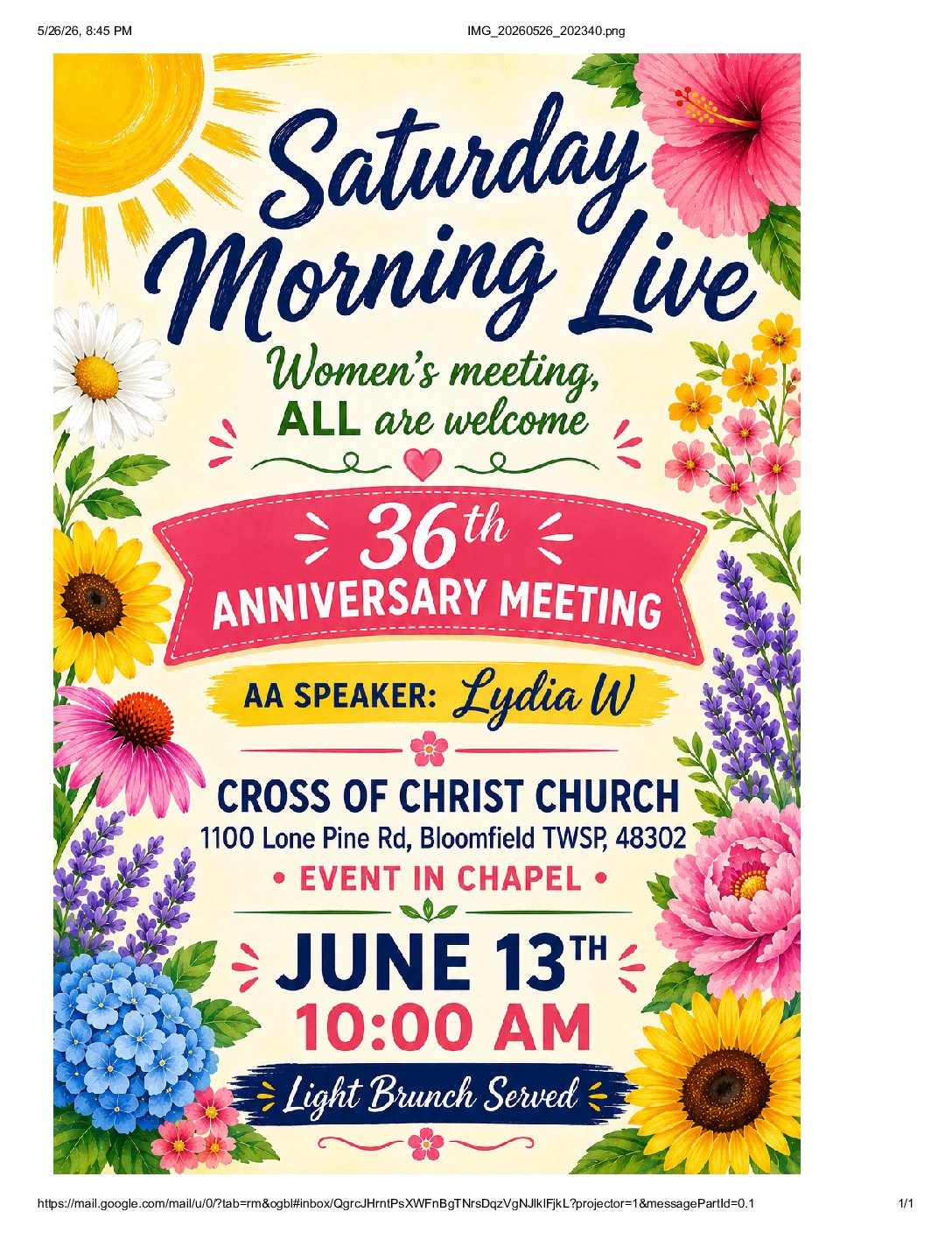 Saturday Morning Live 36th Anniversary Meeting