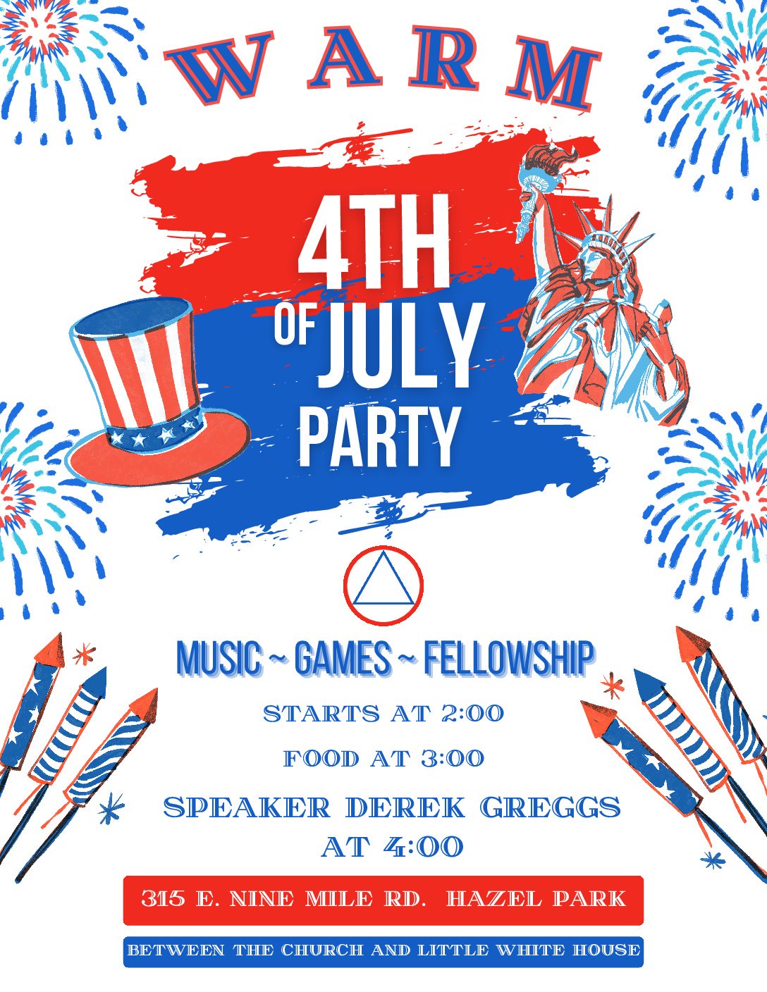WARM 4th of July Party