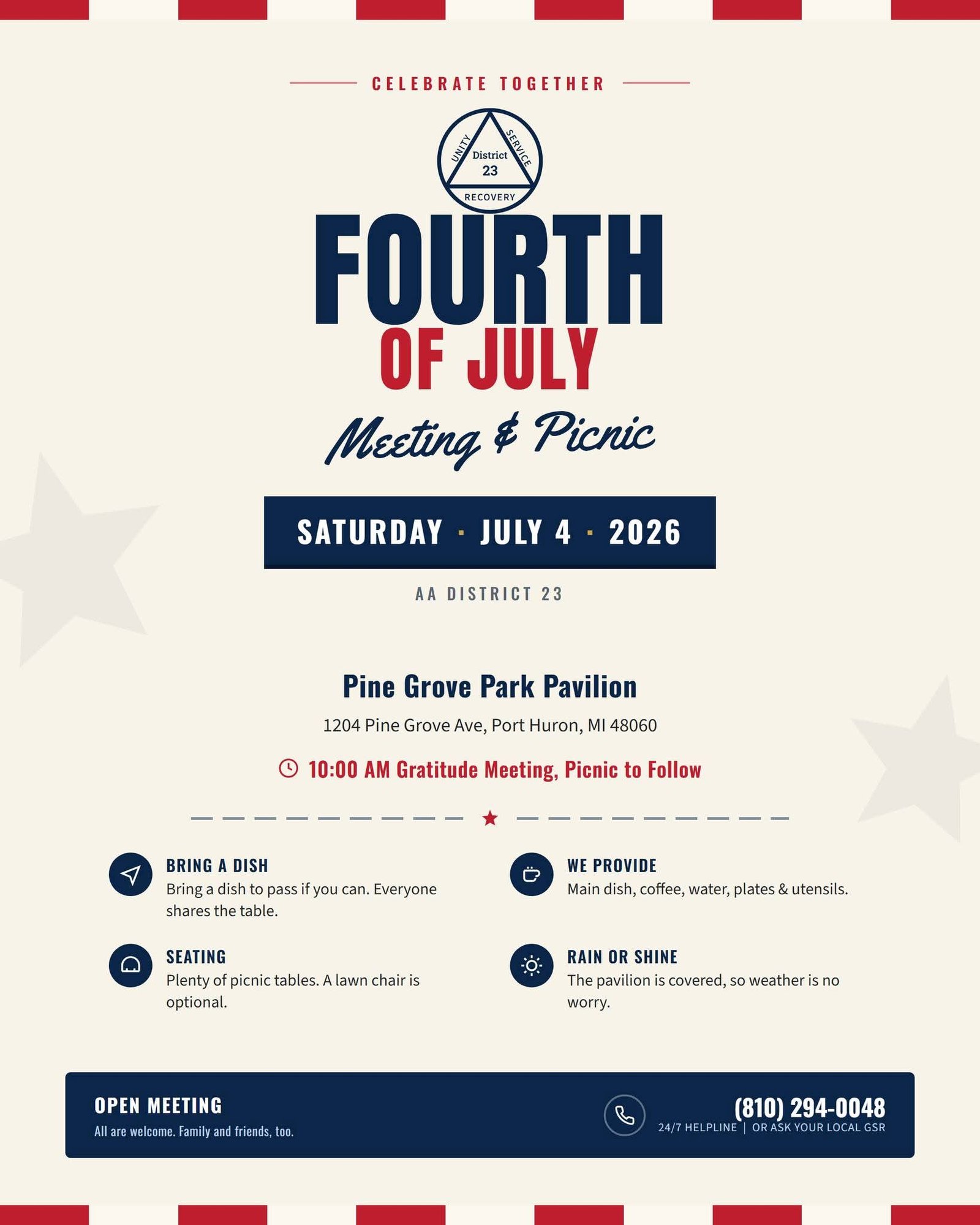 District 23 Fourth of July Meeting & Picnic