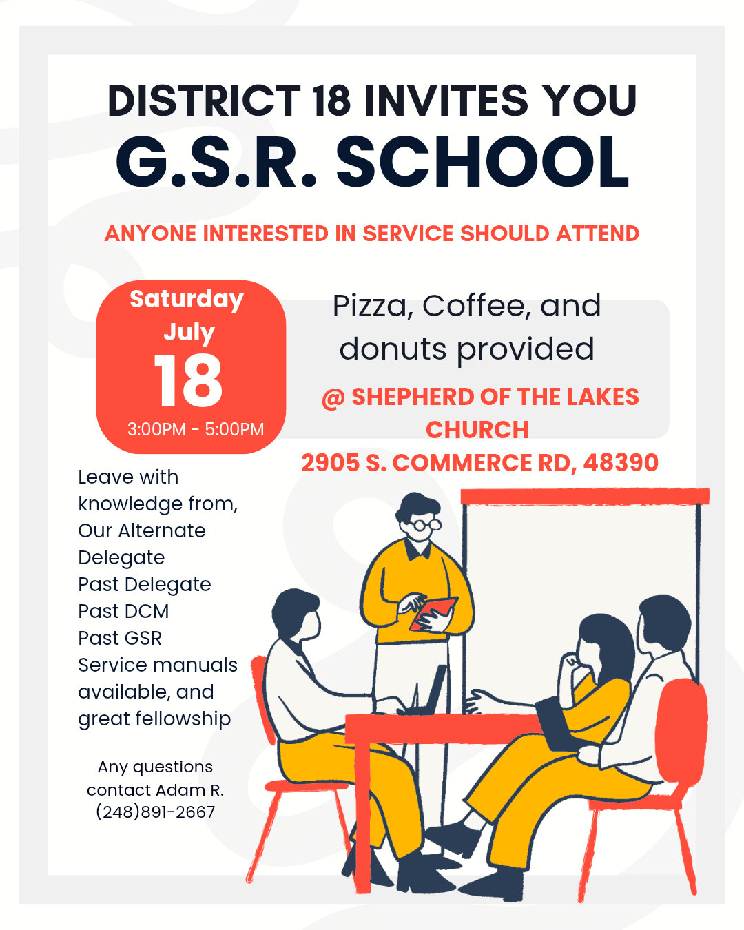 District 18 Presents: GSR School