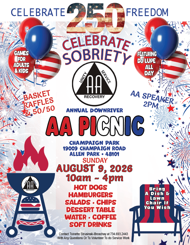 Annual Downriver AA Picnic