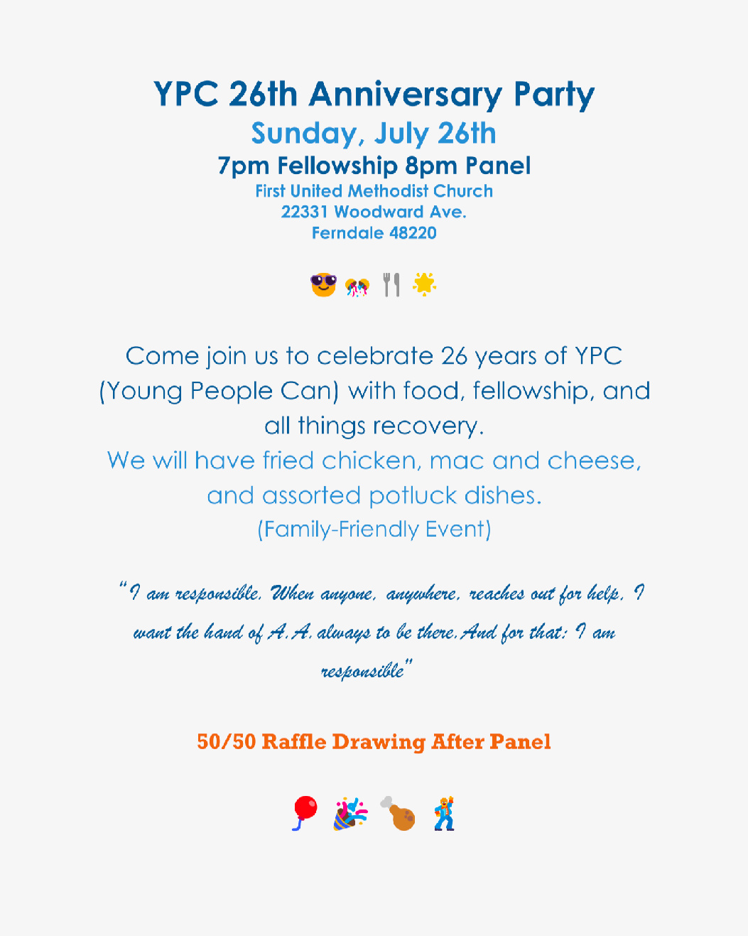 YPC 26th Anniversary Party