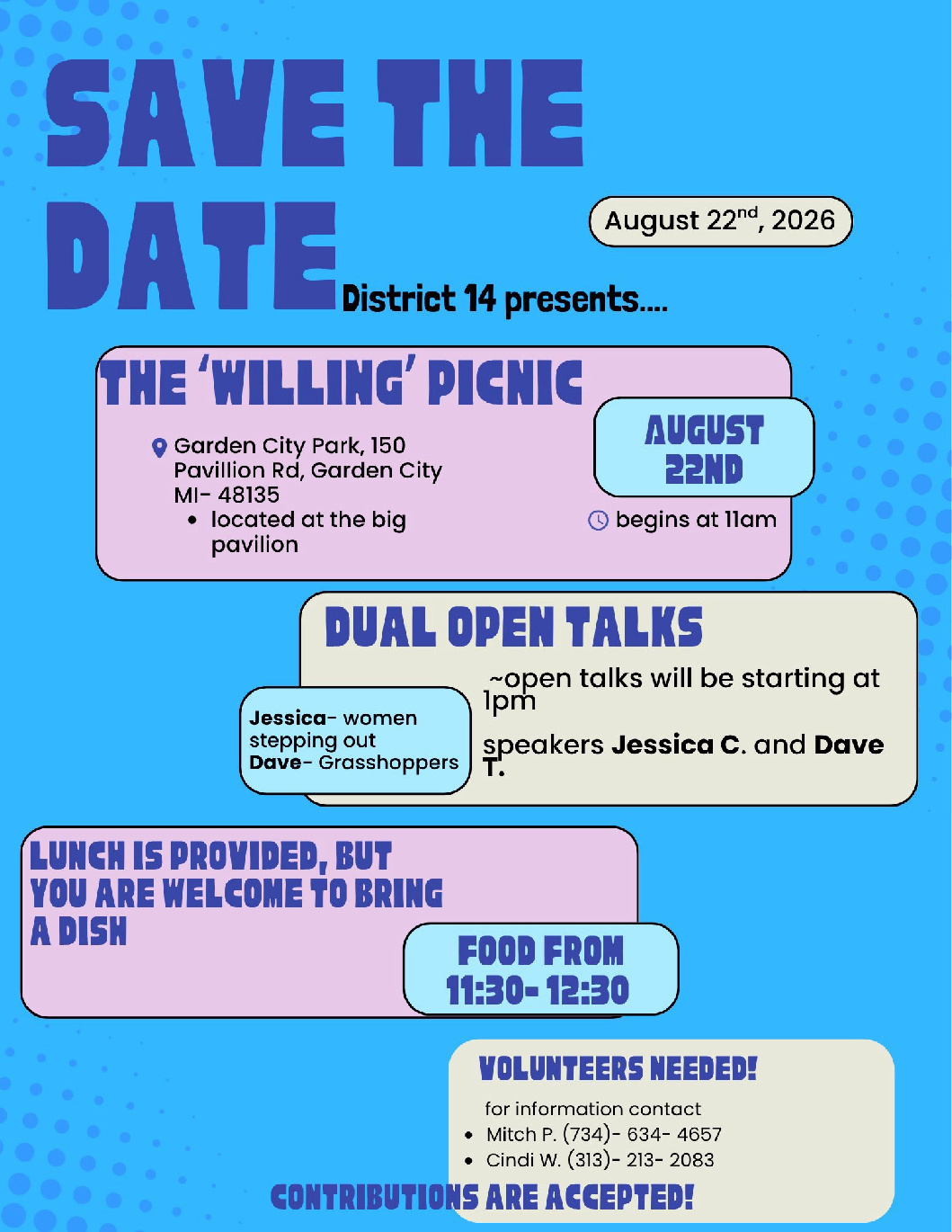 District 14 – the “Willing” Picnic