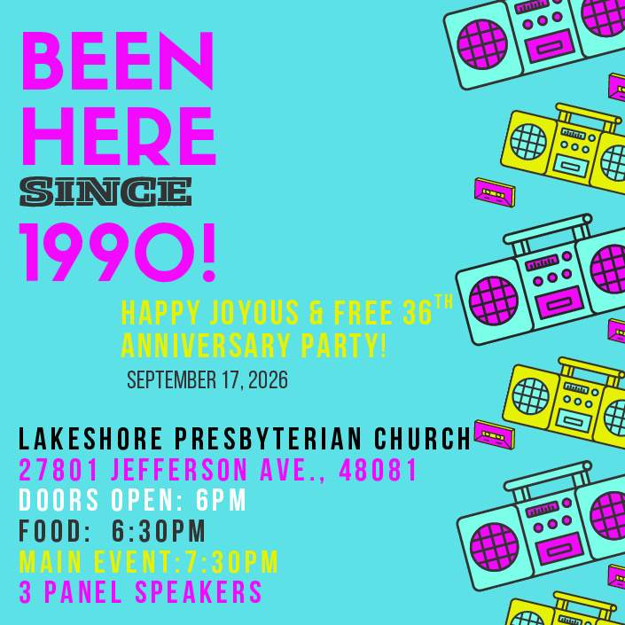 Happy Joyous and Free 36th Anniversary Party