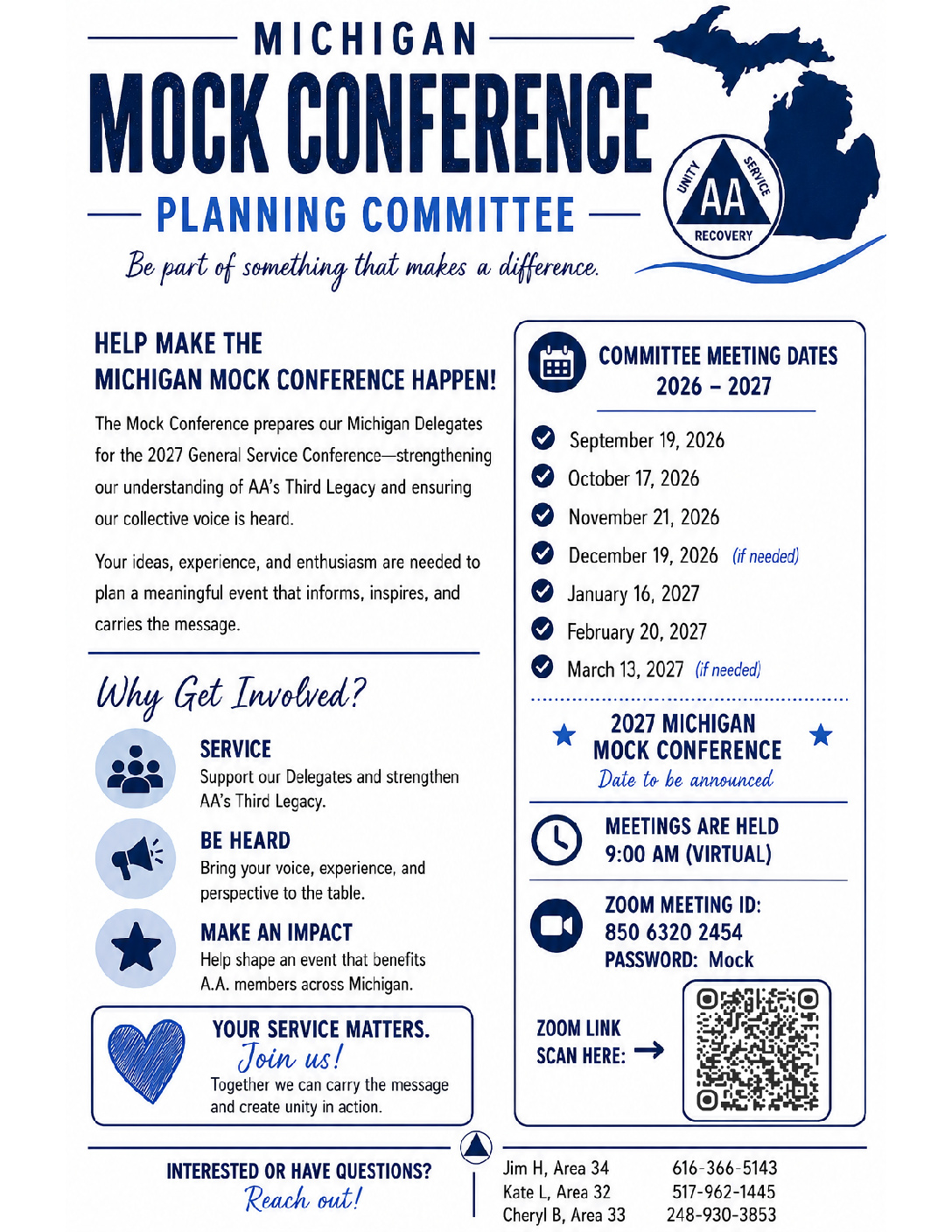 Michigan Mock Conference: Planning Committee Meetings