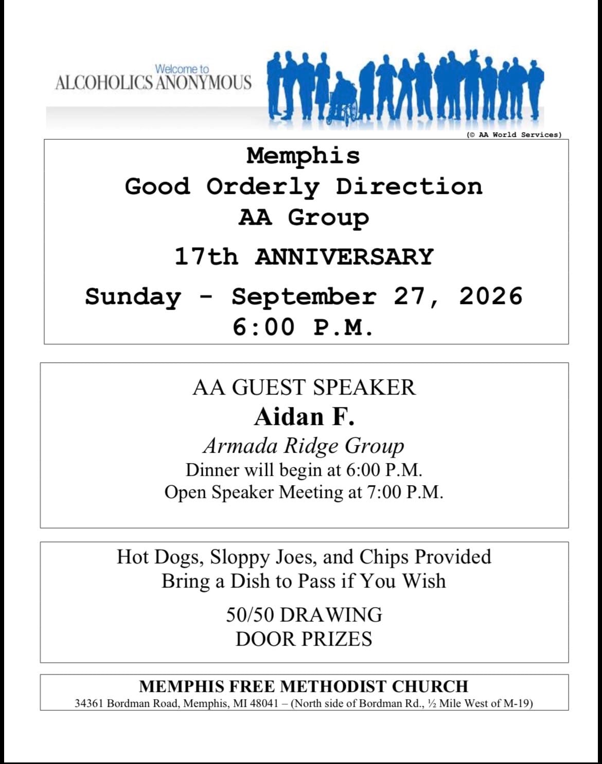 Good Orderly Direction – 17th Anniversary