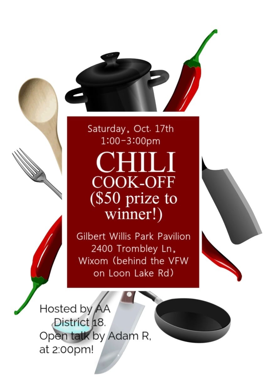 District 18 Chili Cook-Off